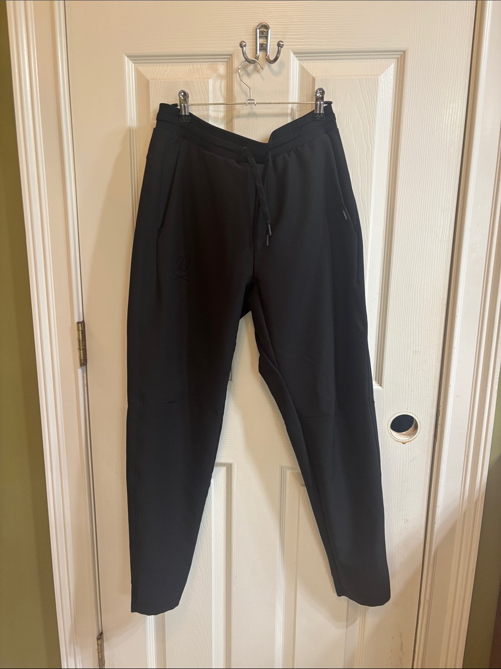 Barstool UNRL Men's Black Performance Joggers with Adjustable Waist